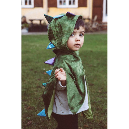 Great Pretenders dyrekostume til de mindste, Drage kappe - str. 1-3 år