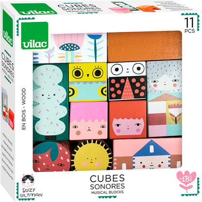Vilac Wooden Blocks with Sound