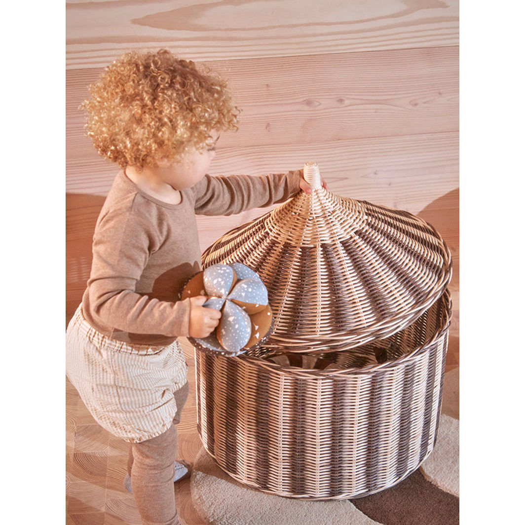 OYOY Basket Set, Cirkus, Set of 2 Sizes – Nutmeg