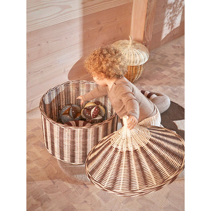 OYOY Basket Set, Cirkus, Set of 2 Sizes – Nutmeg