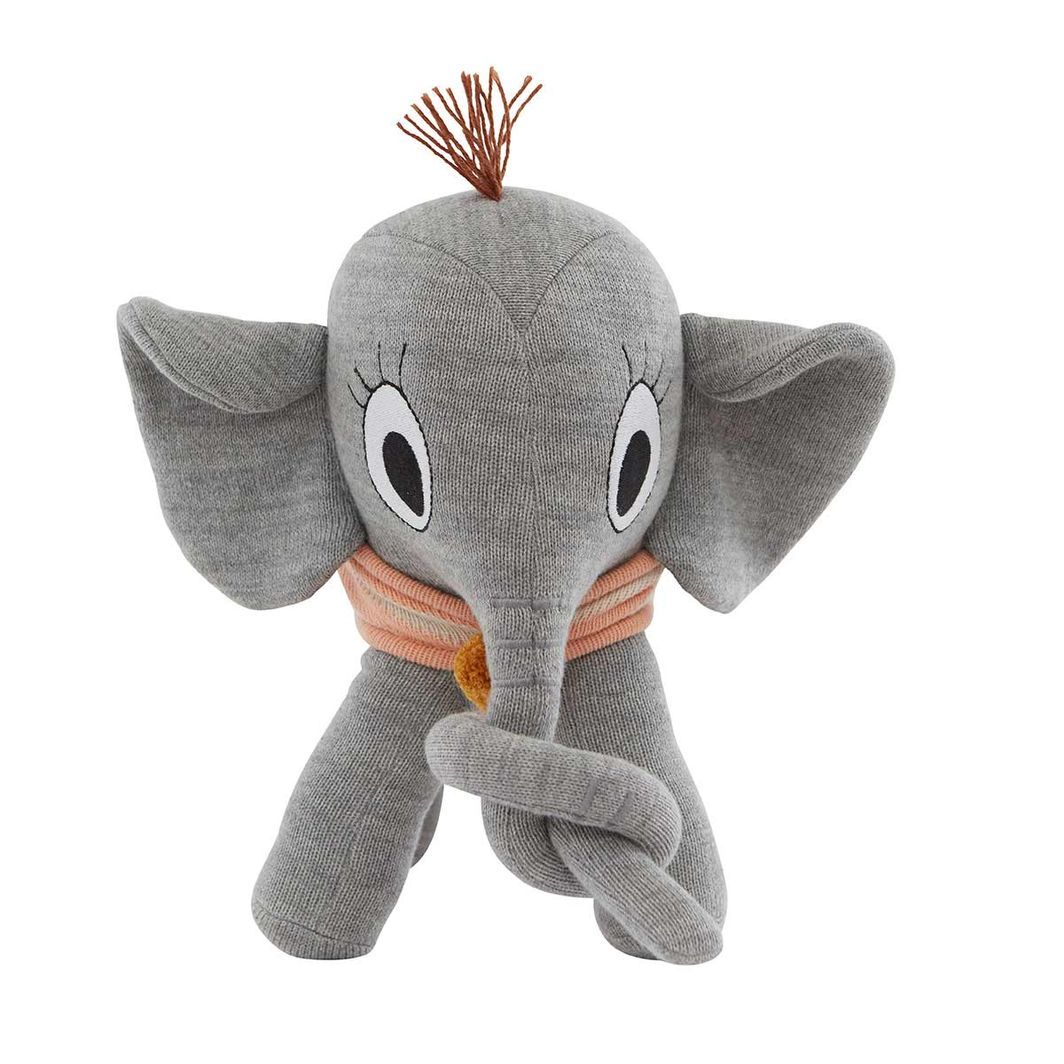OYOY Plush Toy, Ramboline Elephant - Grey