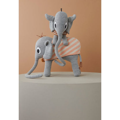 OYOY Plush Toy, Ramboline Elephant - Grey