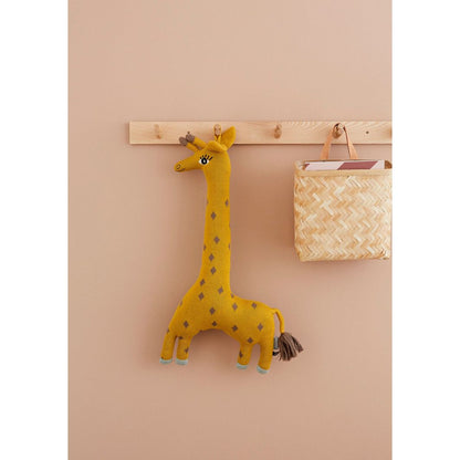 OYOY Plush Toy, Noah the Giraffe - Mustard
