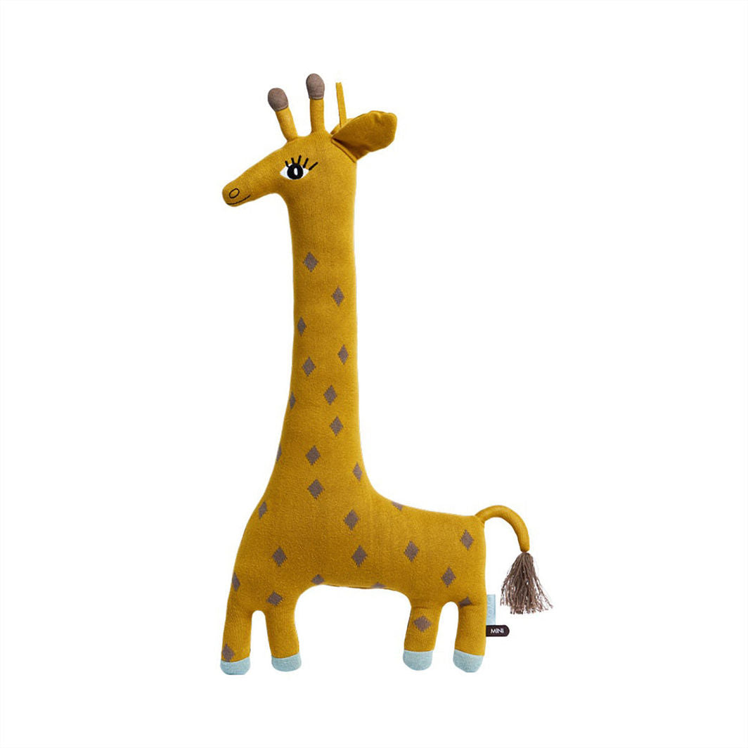 OYOY Plush Toy, Noah the Giraffe - Mustard