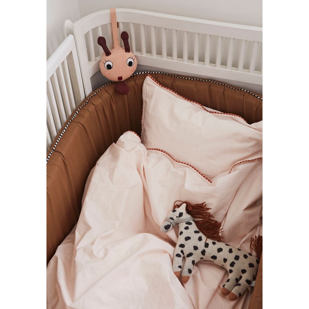 OYOY Stuffed Animal, Little Pelle Pony - Off-White / Black