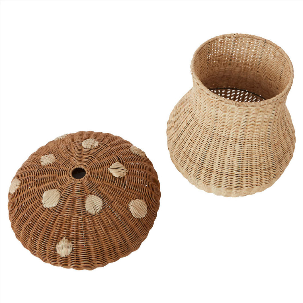 OYOY Basket, Mushroom - Natural
