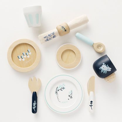 Le Toy Van Play Food, Honeybake - Dining Set for Play