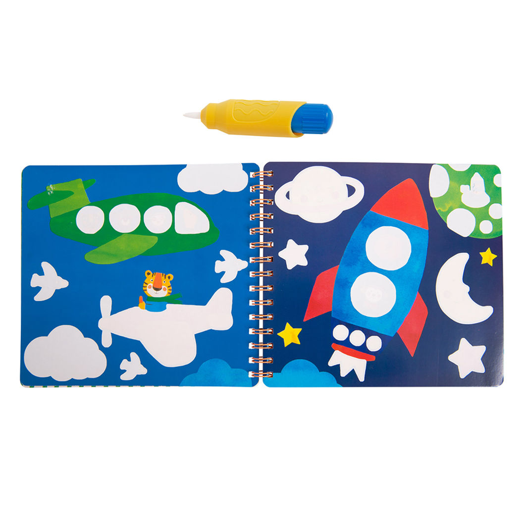 Moulin Roty, Coloring Book - Paint with Water - From 18 months