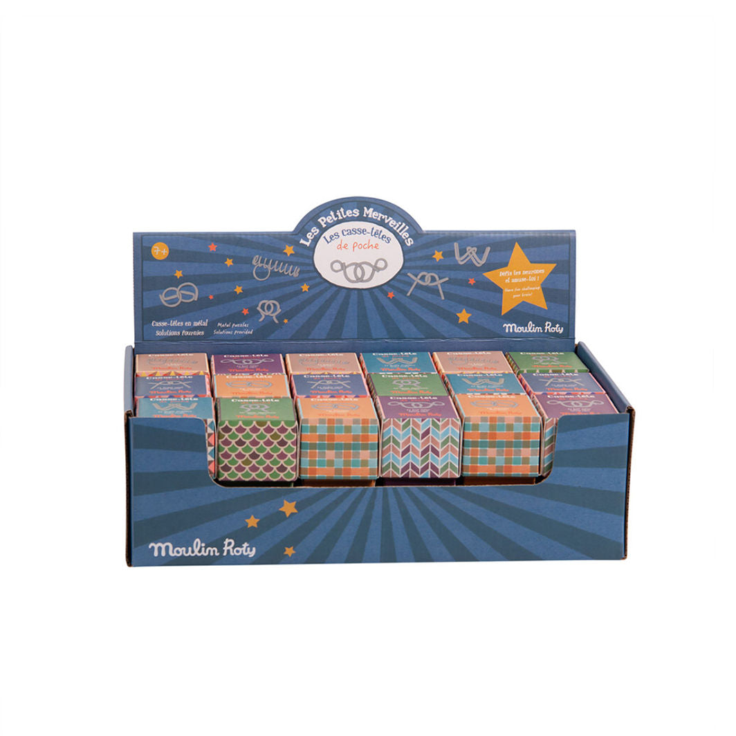 Moulin Roty Mini IQ, Mind-Bending Puzzles - Assorted