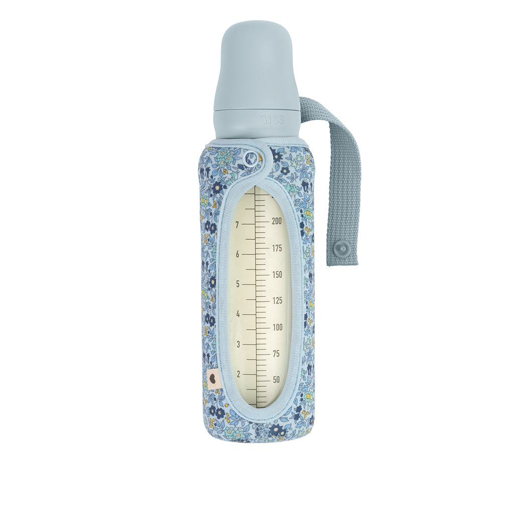 Bibs x Liberty Baby Bottle Protector Large - Chamomile Lawn Baby Blue
