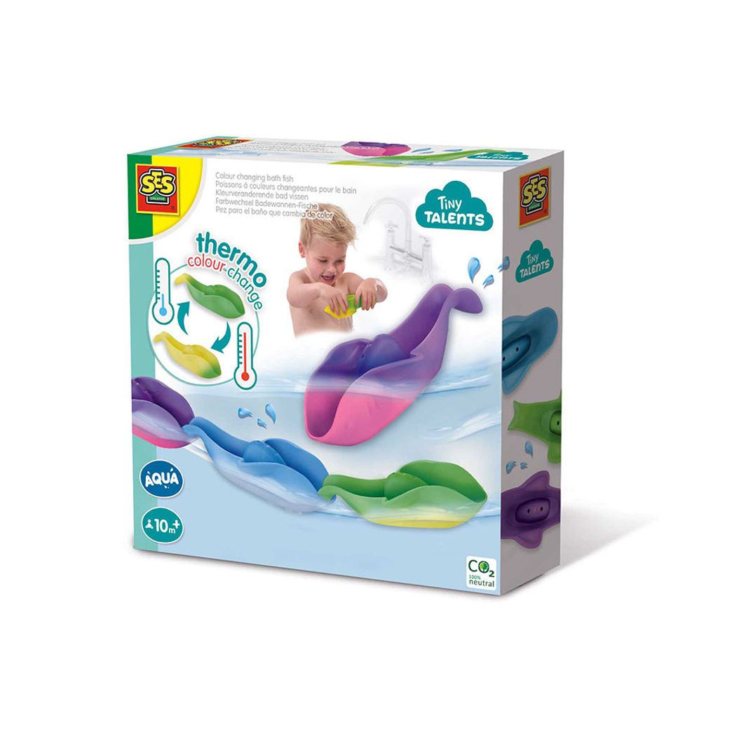 SES Creative Bath Toy, Bath Fish - Color Changing