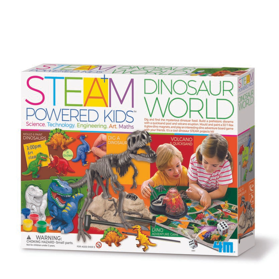 4M Steam-Powered Kids, The World of Dinosaurs
