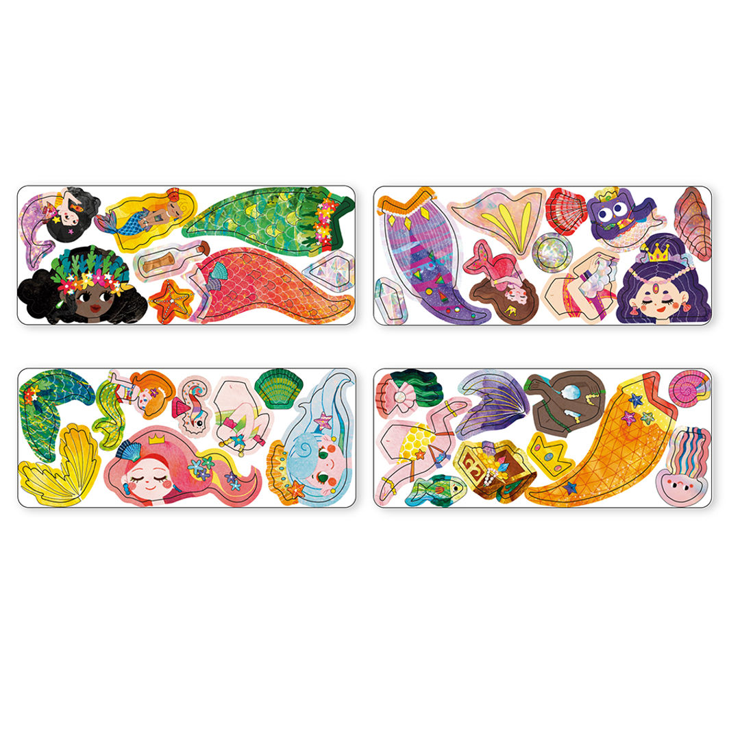 mierEdu Magnetic Travel Set: Dress-Up Figures - Mermaid