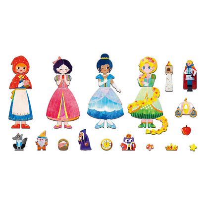 mierEdu, Magnetic Travel Set, Dress-Up Figures - Adventure