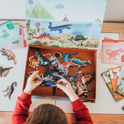 mierEdu Magnetic Playset – Learn About Dinosaurs