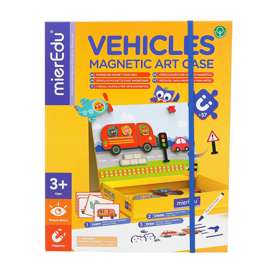 mierEdu, Magnetic Playset – Vehicles