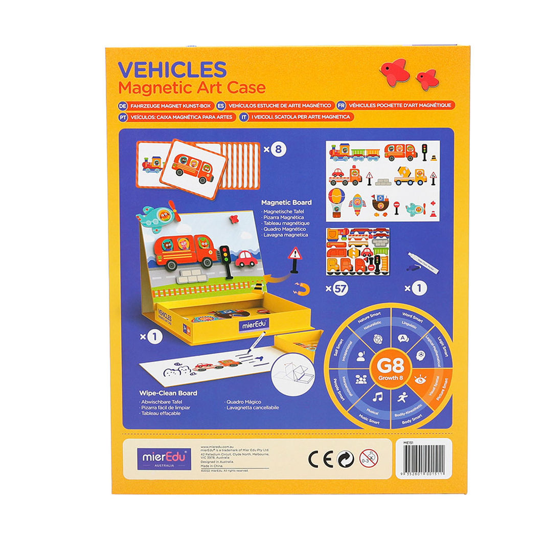 mierEdu, Magnetic Playset – Vehicles