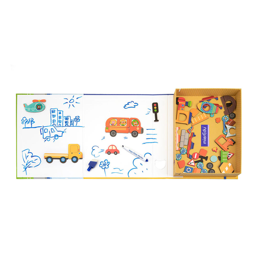 mierEdu, Magnetic Playset – Vehicles