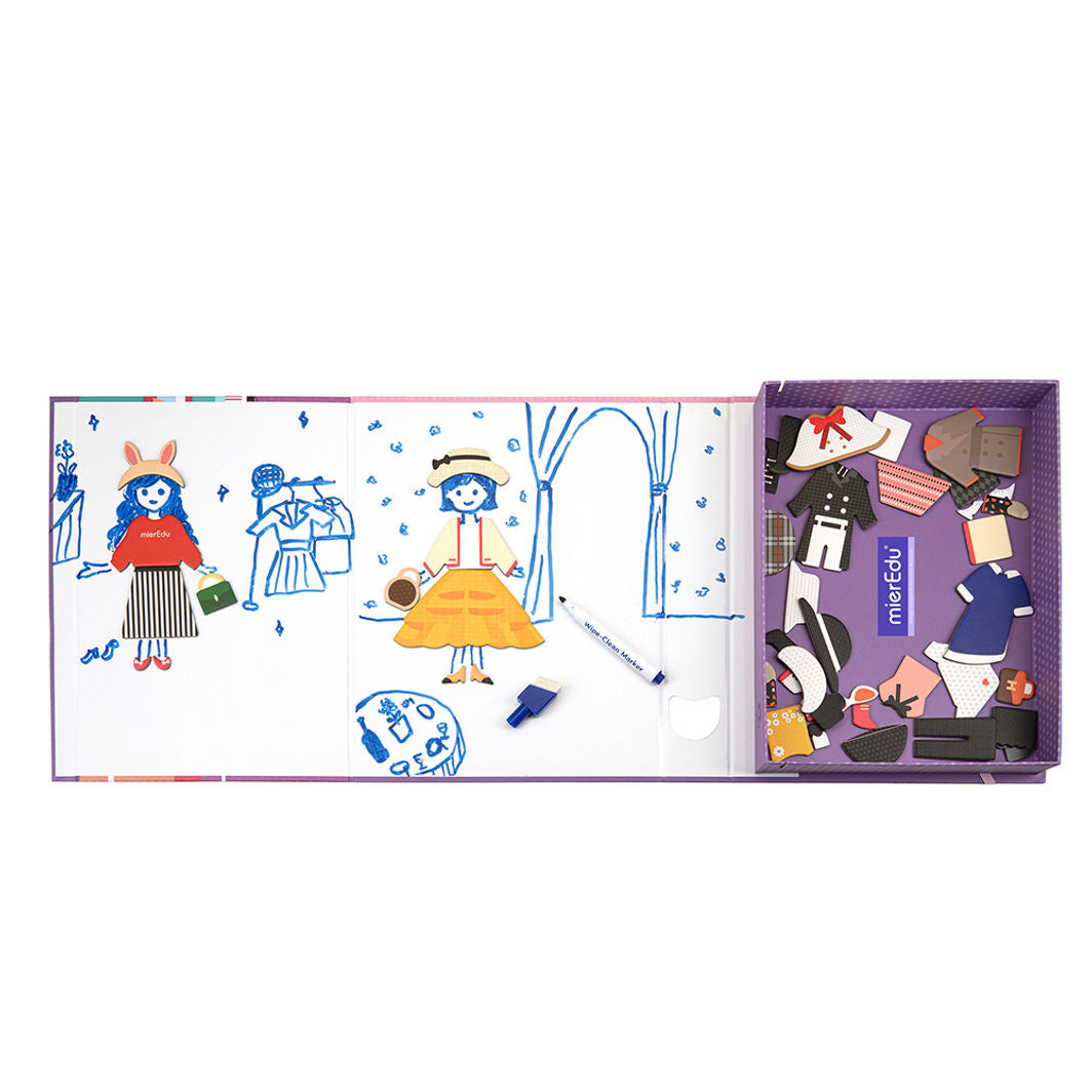 mierEdu, Magnetic Playset - Dress-Up