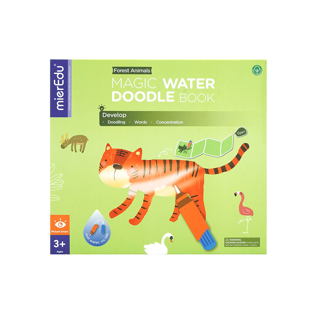 mierEdu, Water Painting Book – Wild Animals