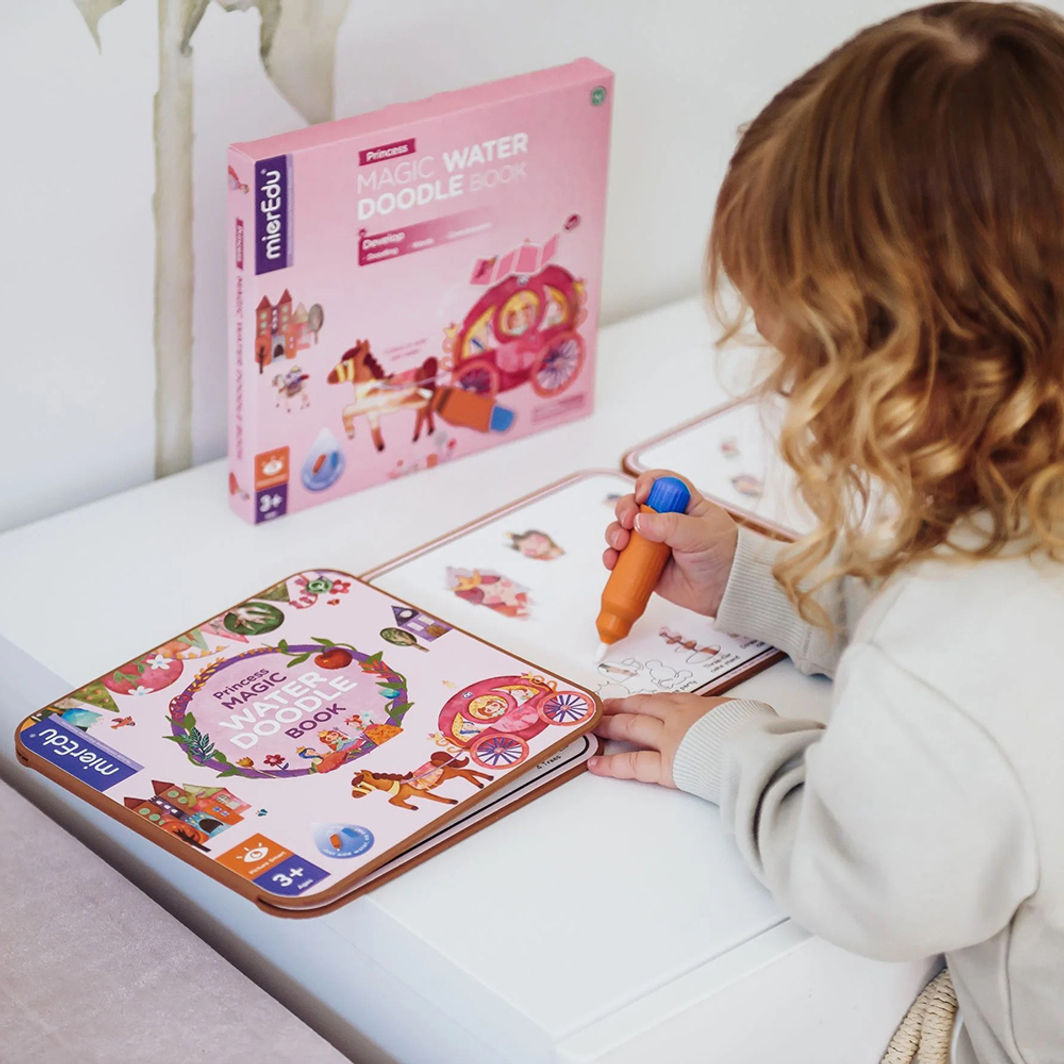 mierEdu, Water Painting Activity Book - Princess