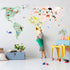 Mimi lou wallsticker, Giant world map
