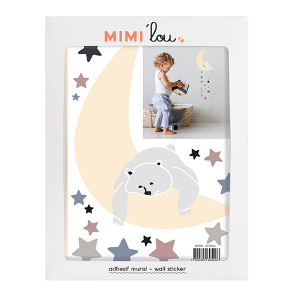 Mimi Lou Wall Sticker, Moon