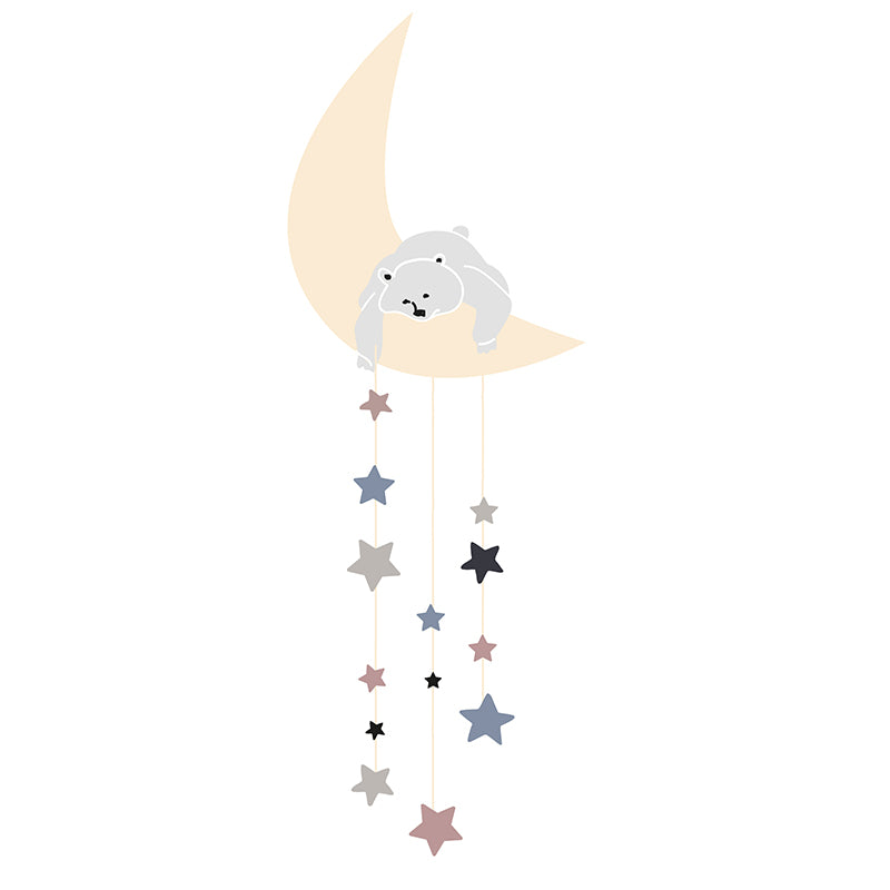Mimi Lou Wall Sticker, Moon