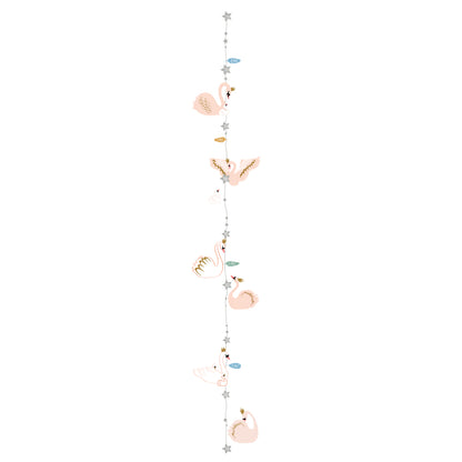 Mimi Lou Wall Sticker, Height Chart - Swans