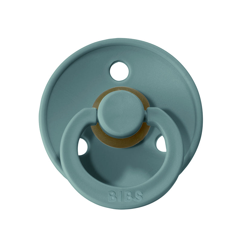 Bibs Natural Rubber Pacifier, Size 2 - Island Sea