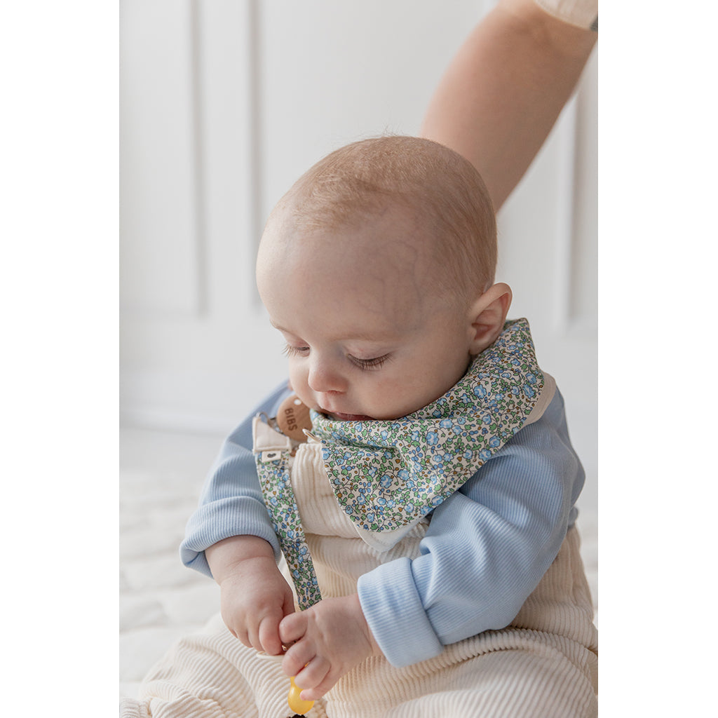 Bibs Liberty, 2-Pack Colour, Natural Rubber Pacifiers, Size 2 - Eloise - Sage Mix