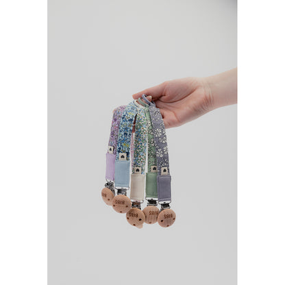 Bibs Liberty Pacifier Chain, Capel Fossil Grey