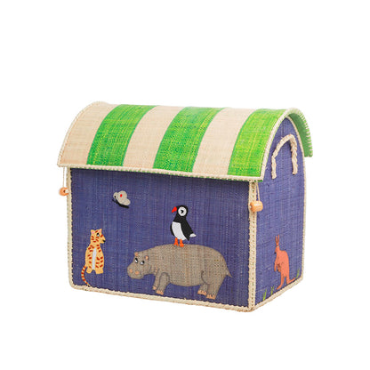 Rice Storage Basket, Animal Design