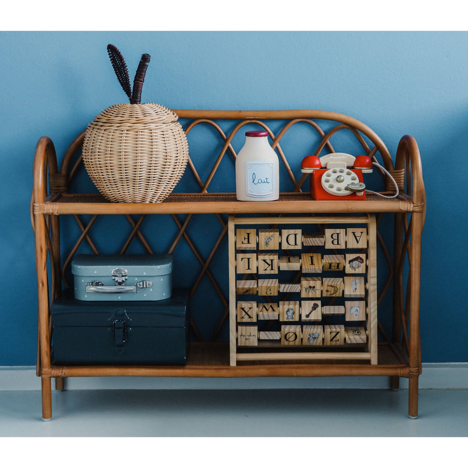 ferm Living Apple Storage, Woven Rattan Basket - Small