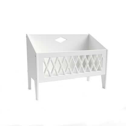  Cam Cam Harlequin bogbænk, White. Praktisk til opbevaring af bøger på børneværelset.