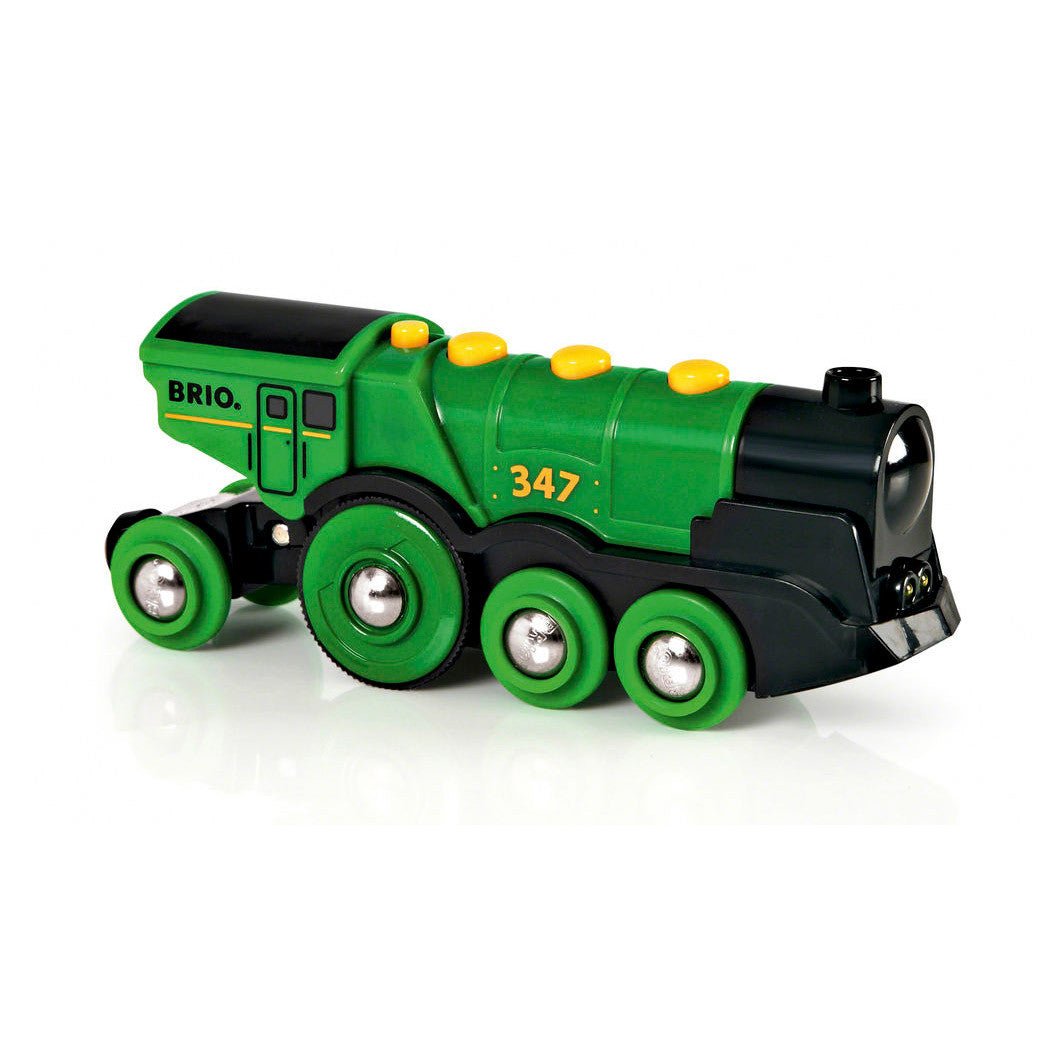 Brio Stor grønt lokomotiv, batteridrevet
