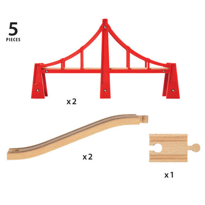 Brio Long Suspension Bridge