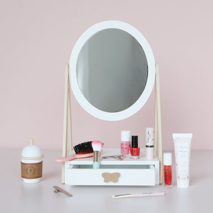 By Astrup Table Mirror with Drawer