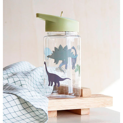 A Little Lovely Company Water Bottle, Dinosaur