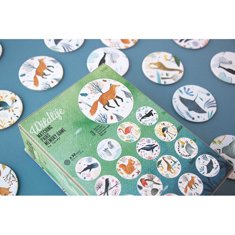 Londji Memory Game, Wildlife - 32 Pieces