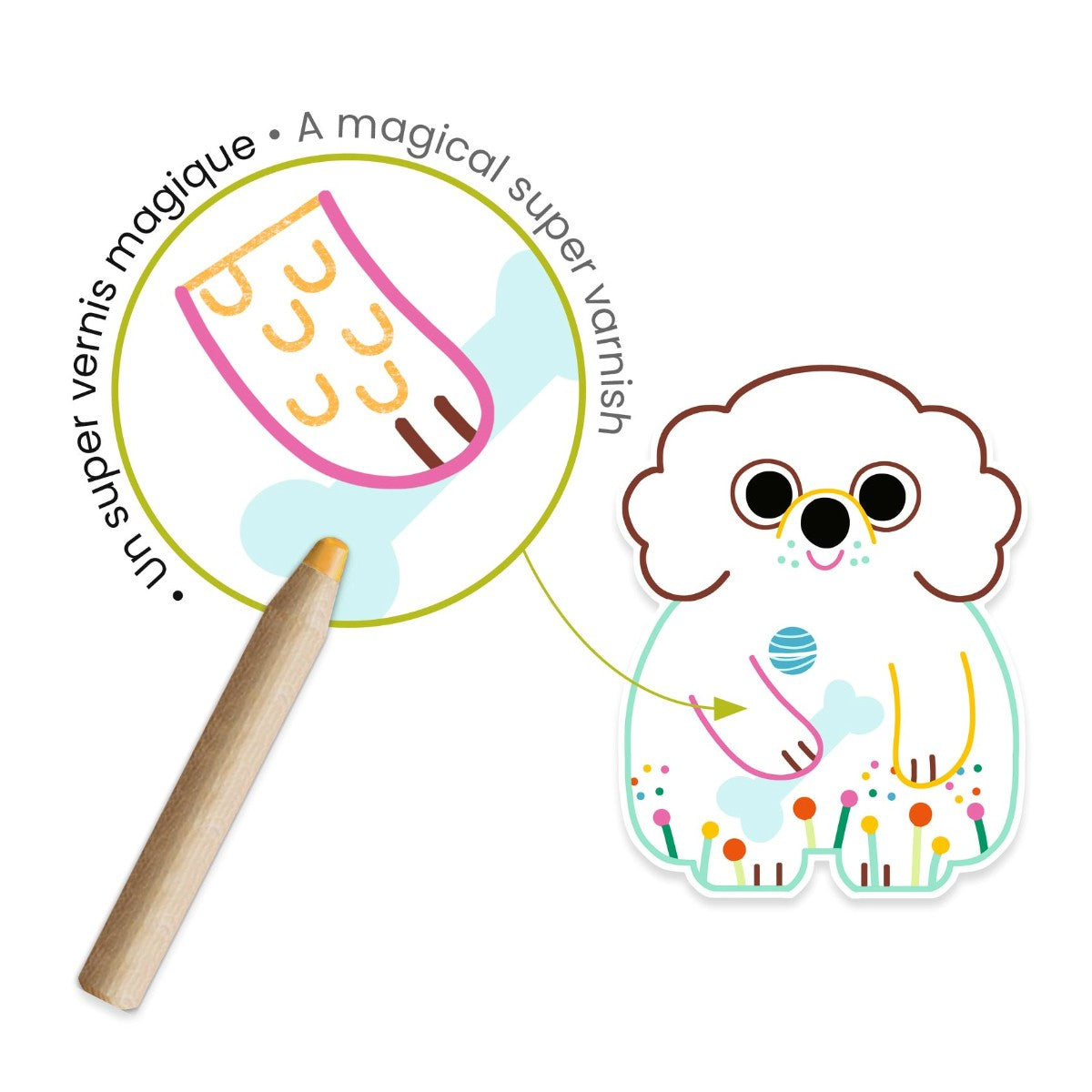 Djeco Coloring Set – Pets