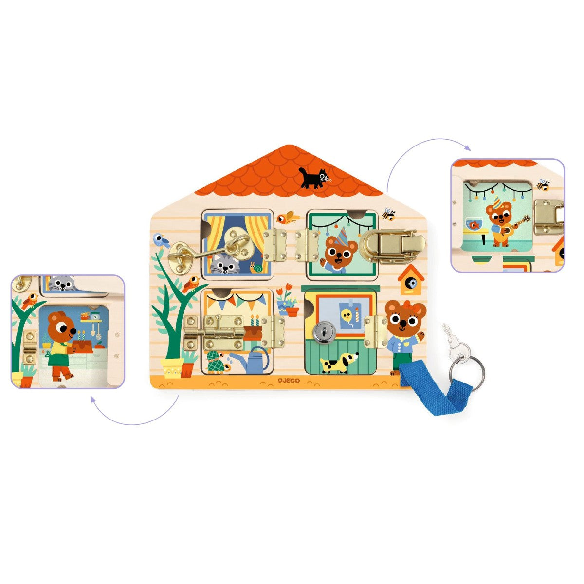 Djeco Cabanalock, låsehus DJ01659
