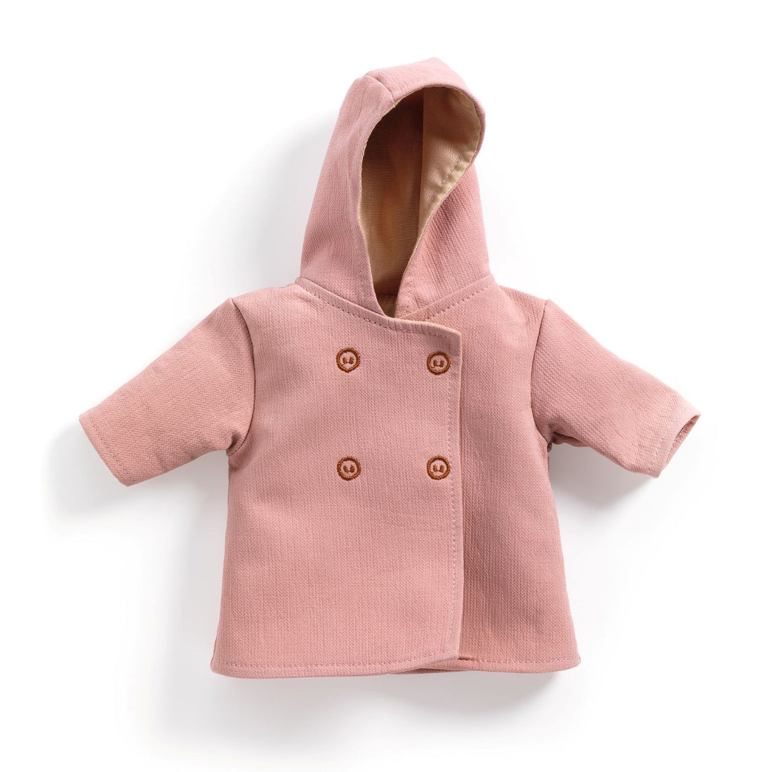 Djeco Pomea Doll Clothing, Coat with Hood