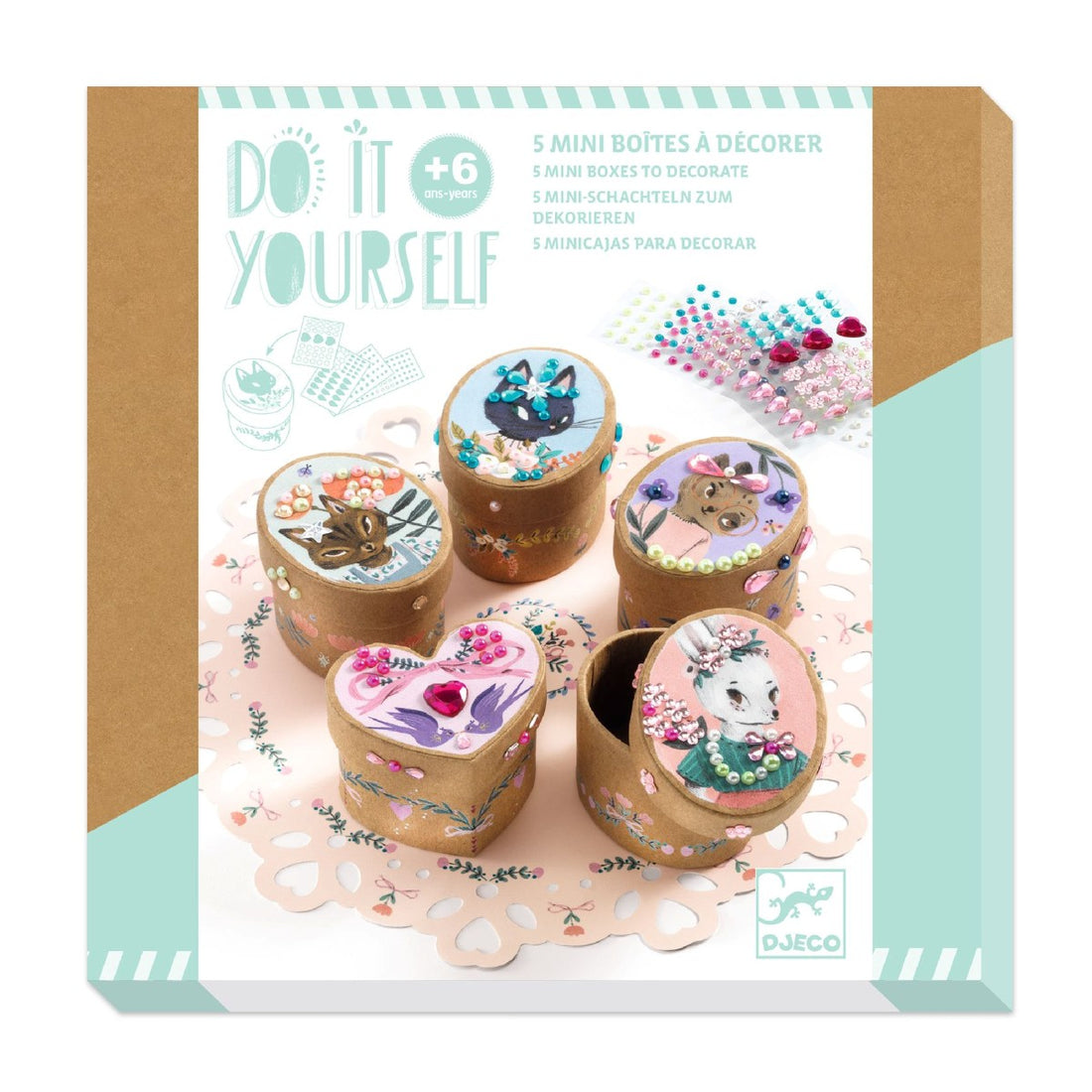 Djeco DIY - 5 Mini Boxes