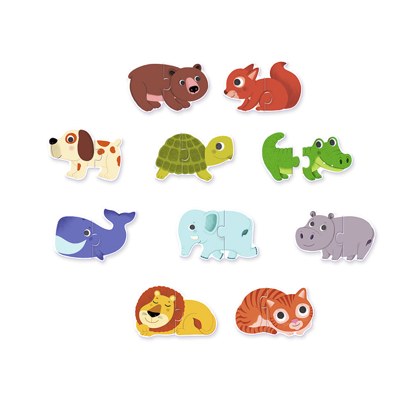 Djeco Duo Puzzle – Animals