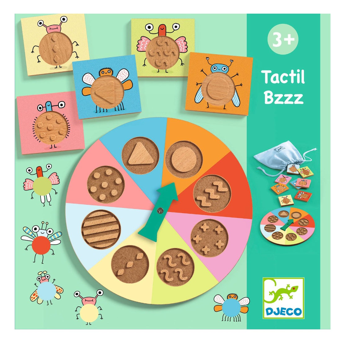 Djeco Sensory Touch and Feel Game, Bzz
