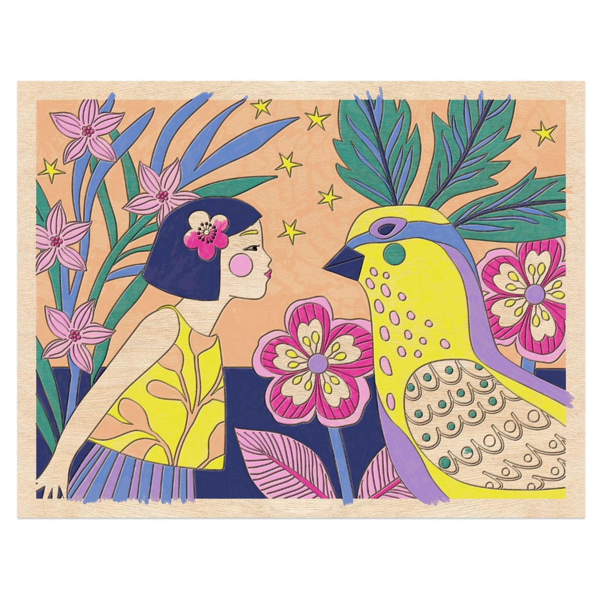 Djeco Creative Coloring, Cute Girls