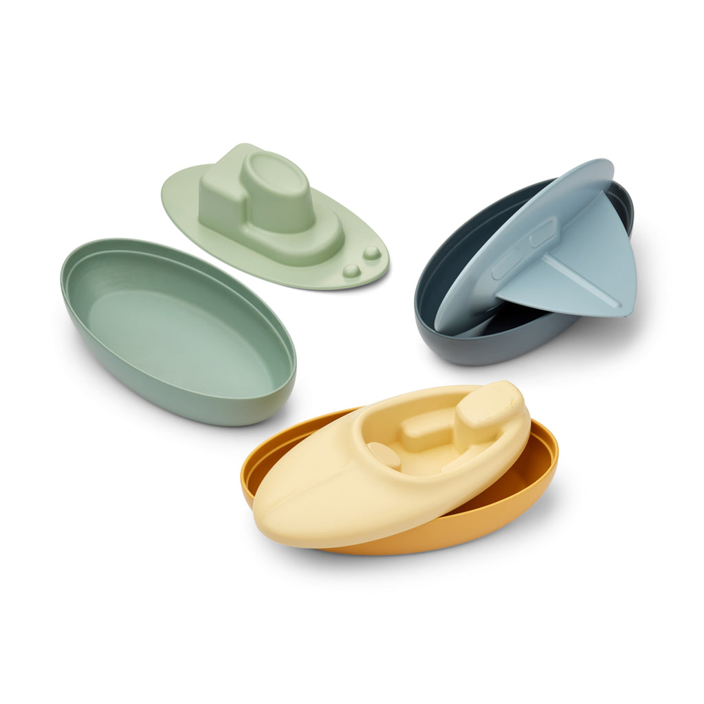 Liewood Sand Toy, Deborah Boats - Whale Blue Multi Mix