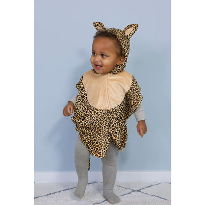 The Good Fairy Animal Costume, Leopard Cape - Size 1-4 Years