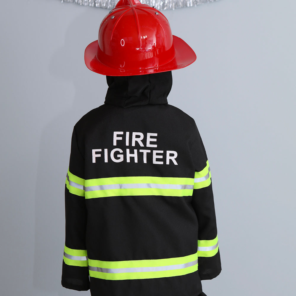 Den Goda Fen Costume, Firefighter Outfit - Sizes 4-6 Years